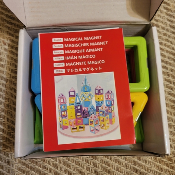 New Magnetic Building Blocks For Kids 30 Pieces -Stem  Toddler Learning Toy - Picture 2 of 3